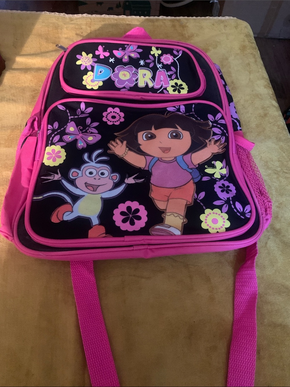 Nickelodeon Dora Pink Black Kids Backpack